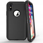 iPhone Xs Max Armor Robot Case (Black Black)
